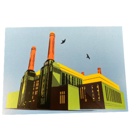 L109 Illustration Postcard Landscape