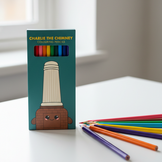 Charlie the Chimney Colouring Pencils