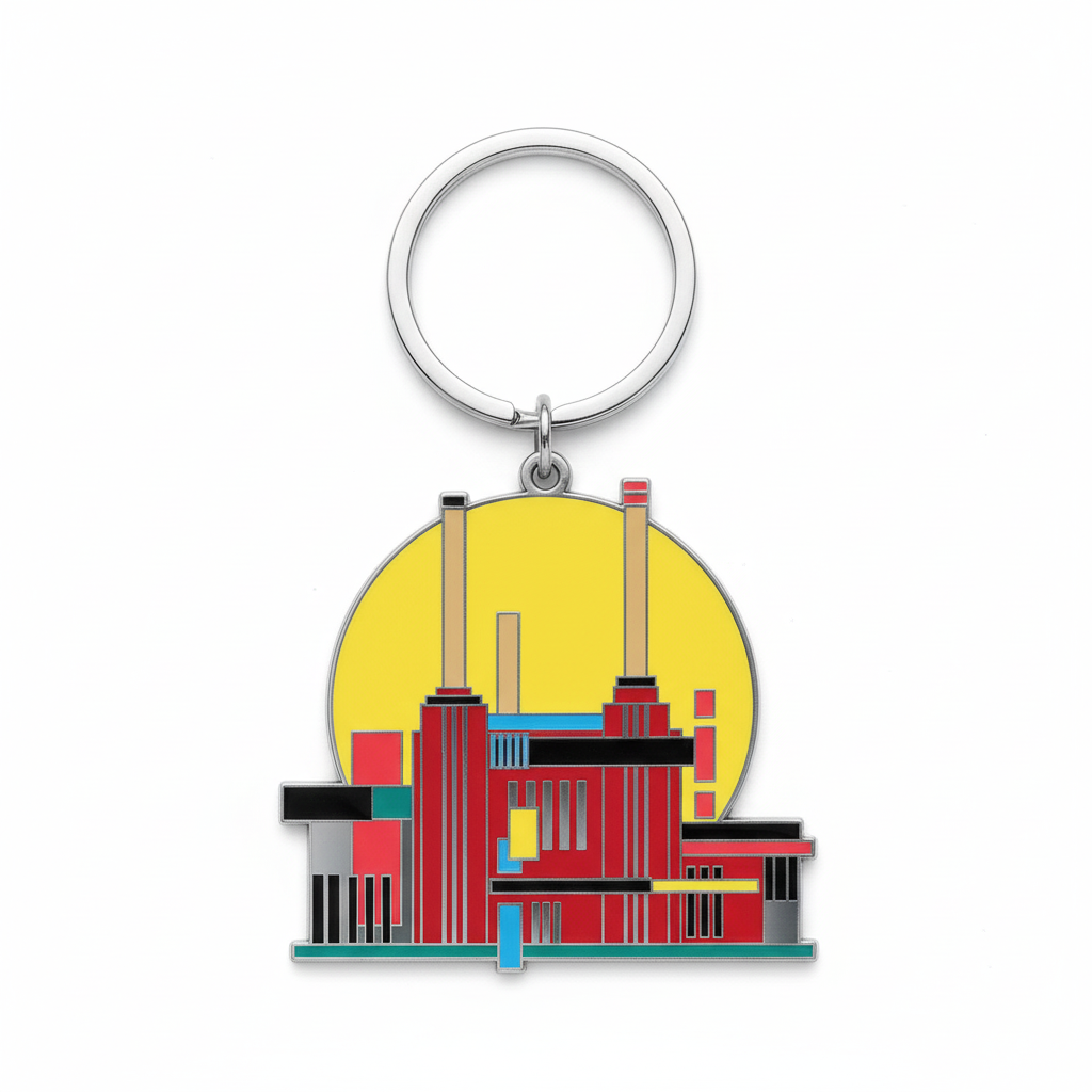 Battersea Abstract Keyring