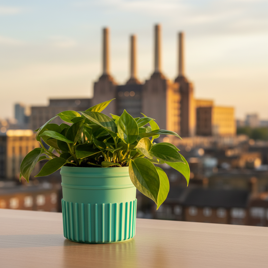 3D Pot - Light Blue