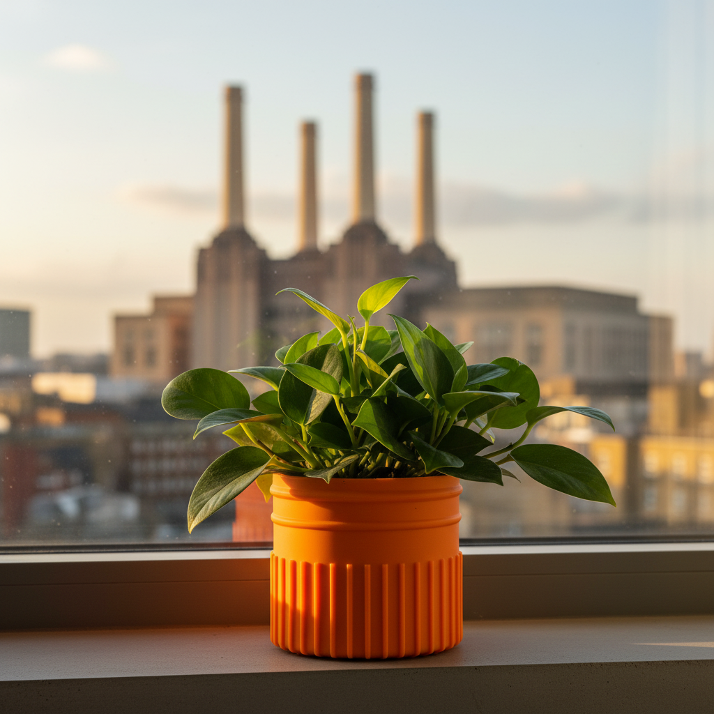 3D Pot - Orange