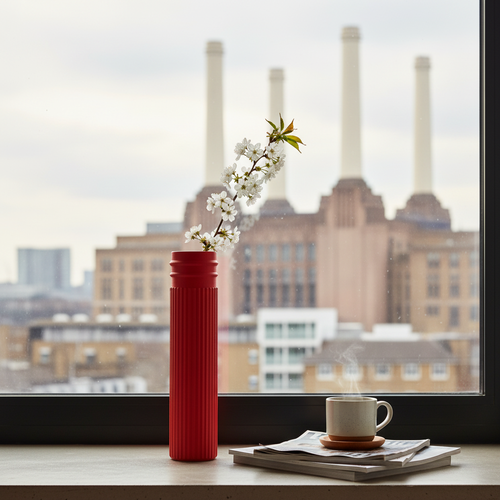 3D Vase - Red