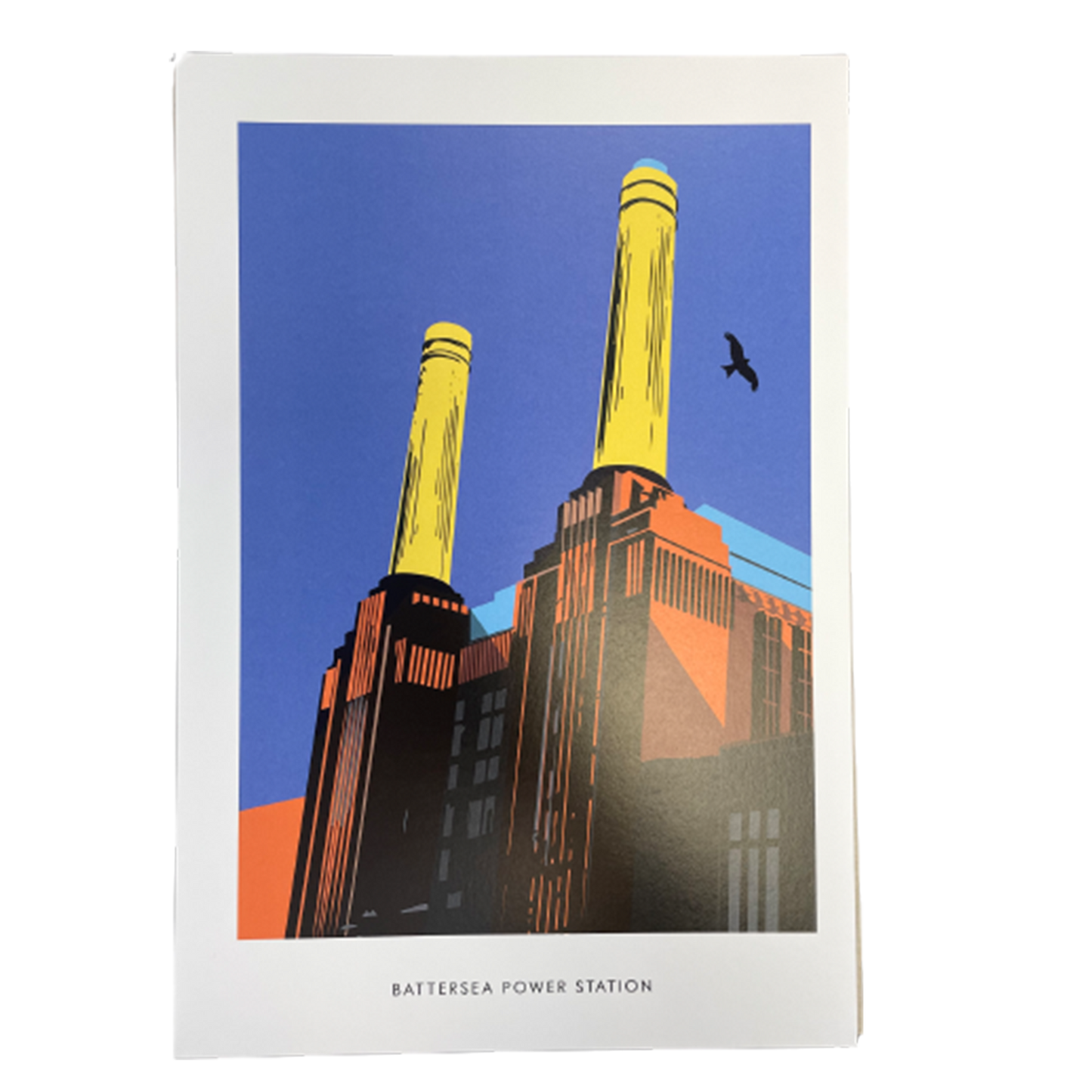 L109 BPS Dark Blue Illustrated Print