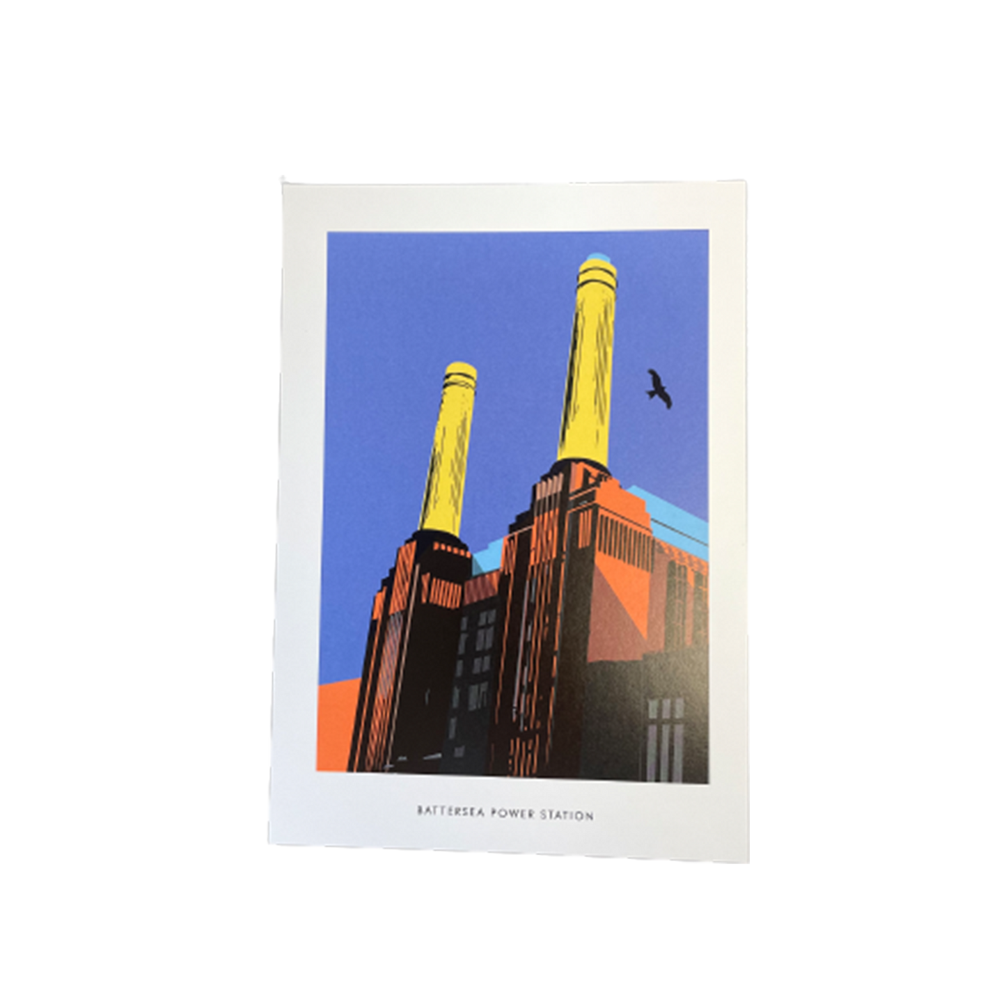 L109 BPS Dark Blue Illustrated Print