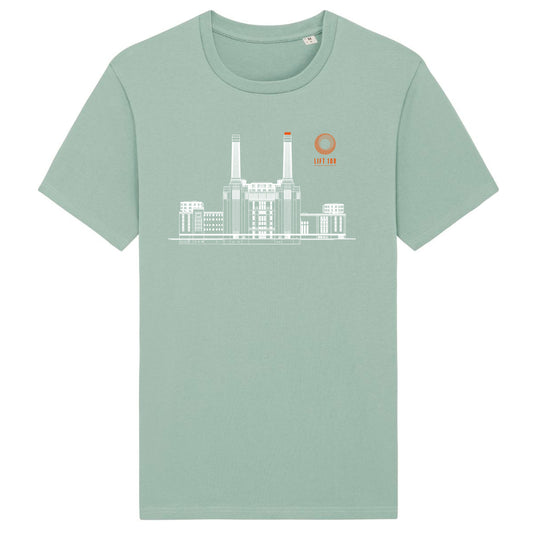 Architectural Drawing - Aloe Green Unisex T-shirt