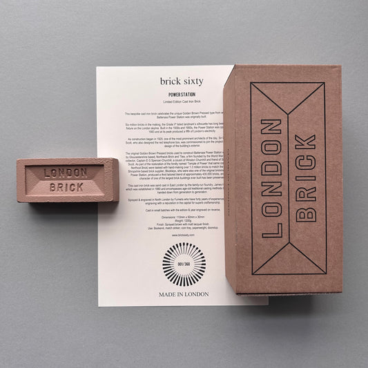 Cast Iron Brick by Brick Sixty - LIMITED EDITION