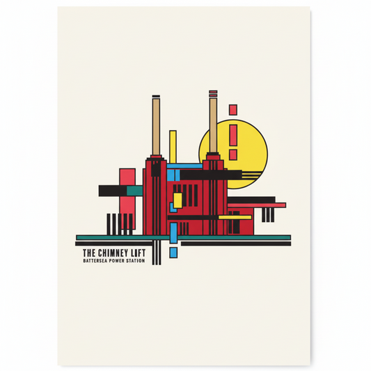 Battersea Abstract A4 print