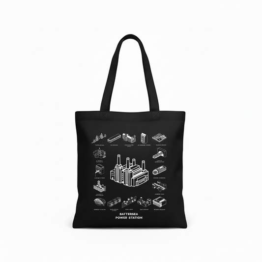 PRE ORDER Battersea Power Station - Mono Canvas Bag