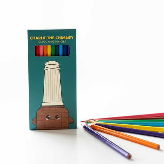 Charlie the Chimney Colouring Pencils