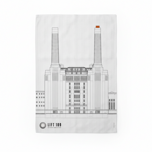 Tea Towel - Line Drawing