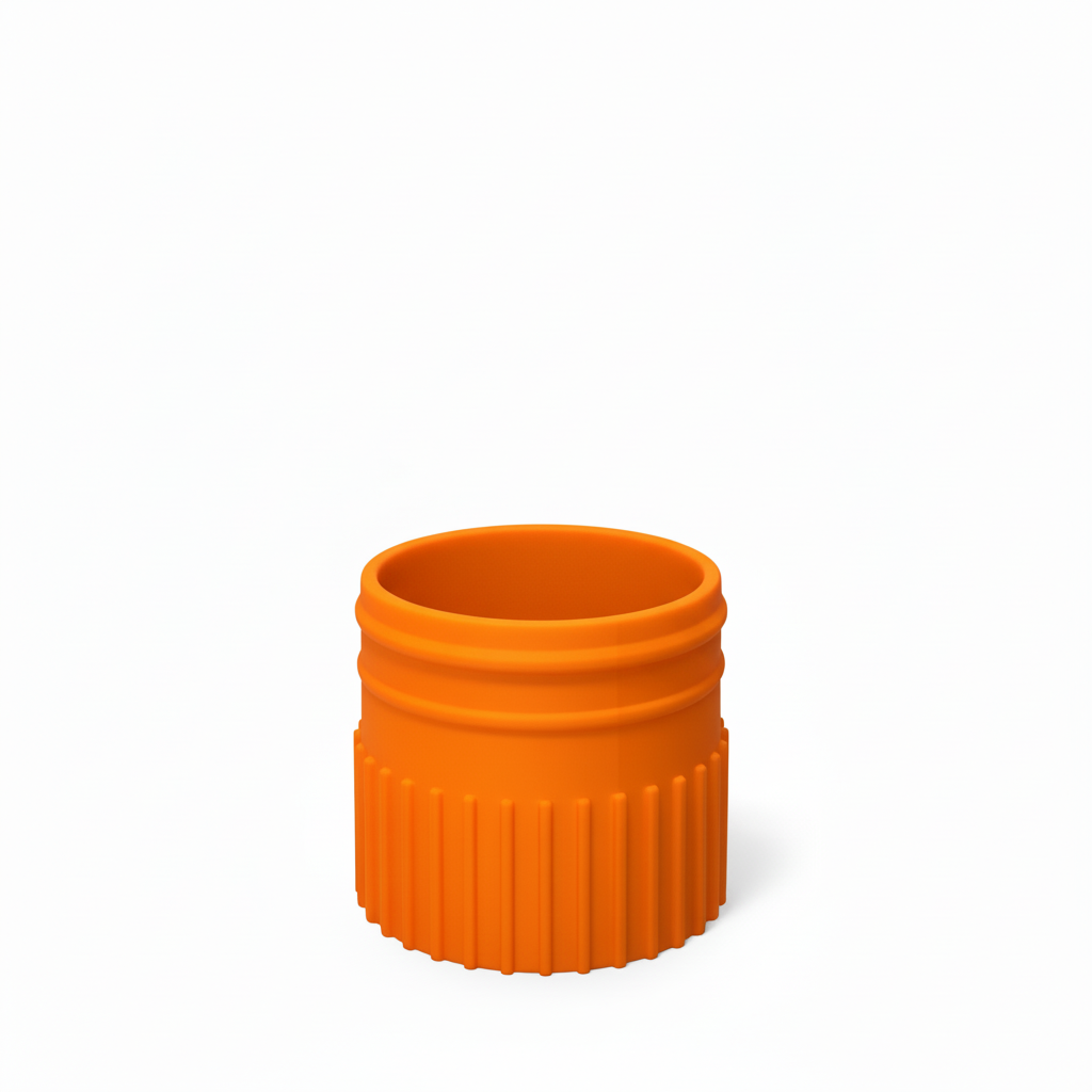 3D Pot - Orange