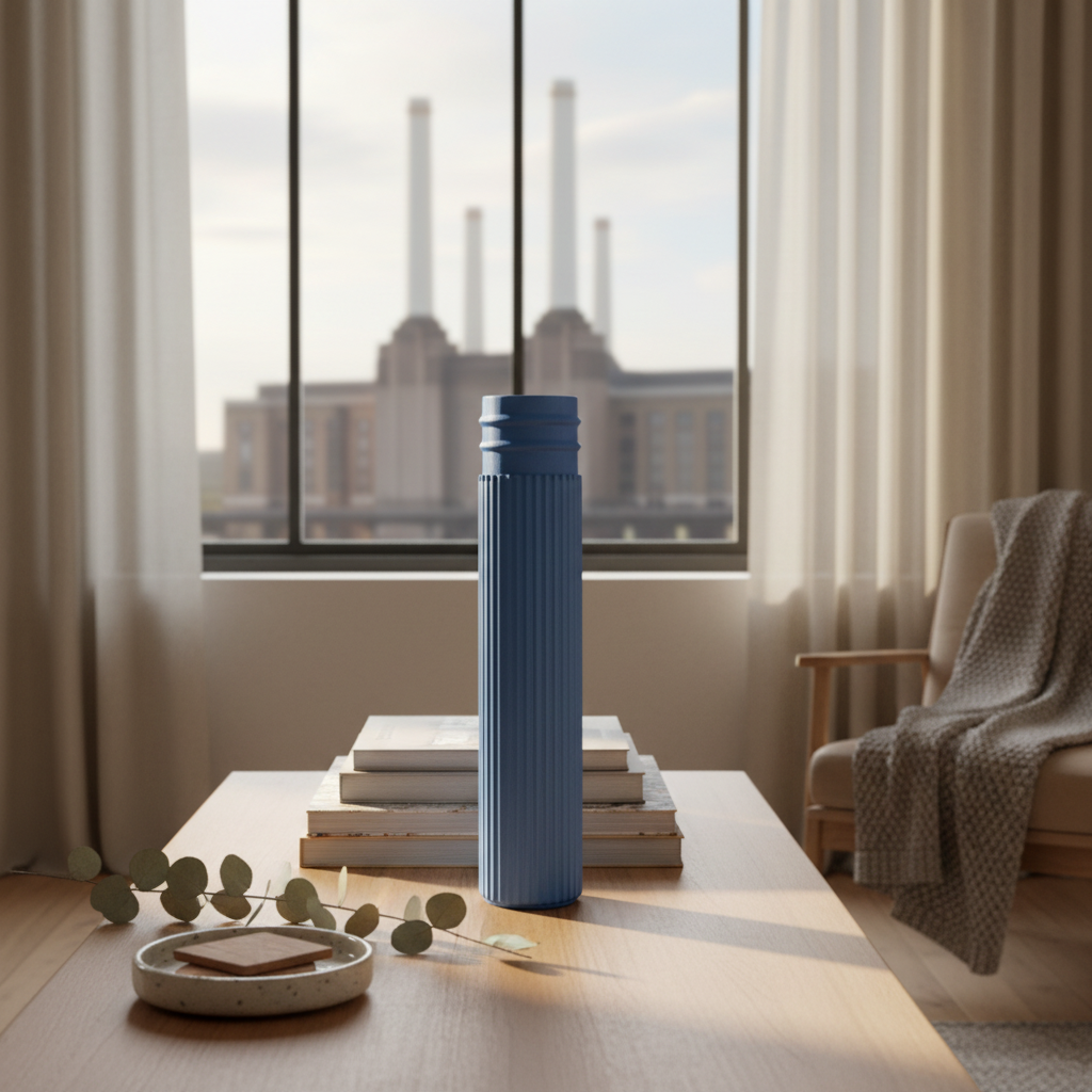 3D Vase - Dark Blue