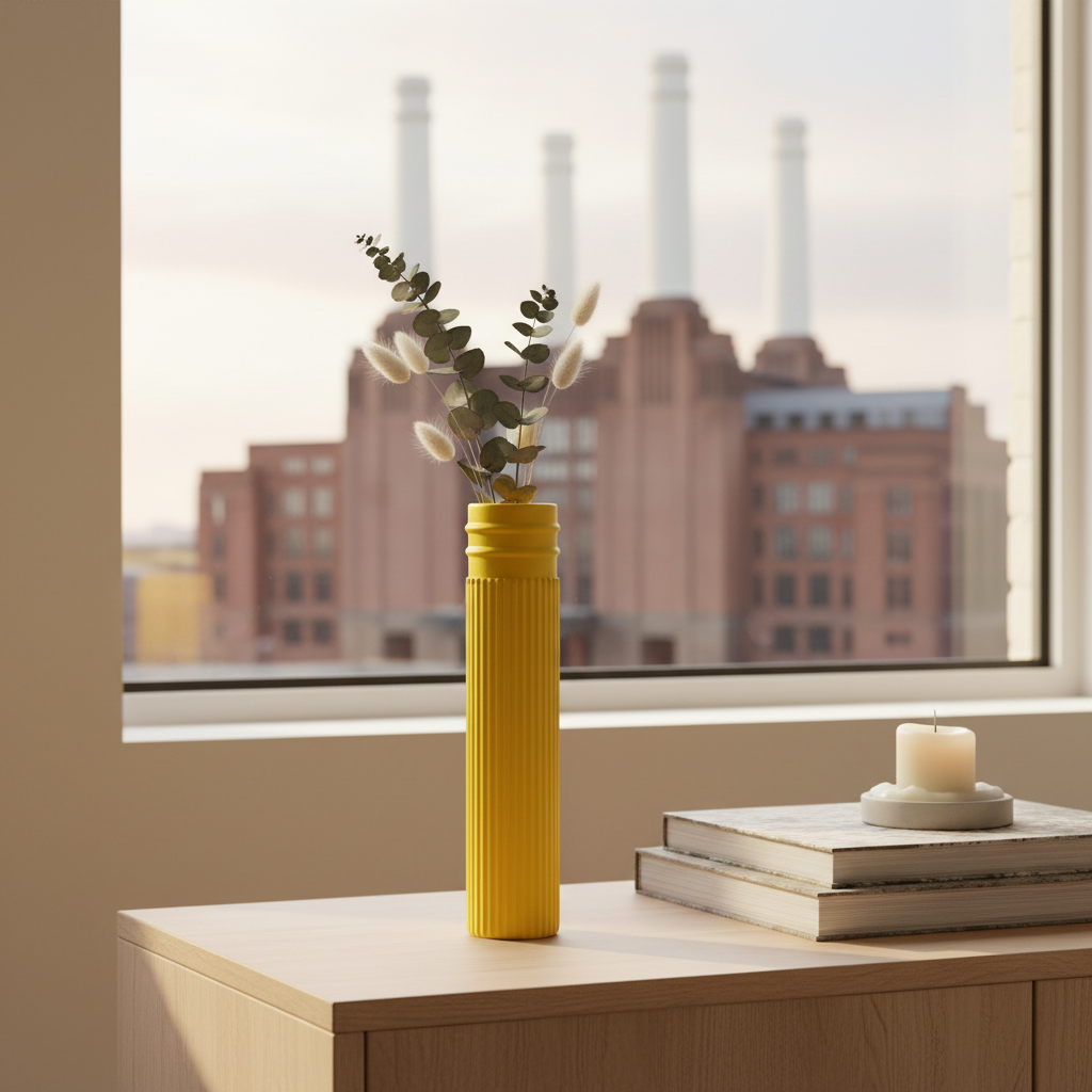 3D Vase - Yellow